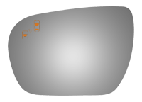SIDE VIEW MIRROR W BLIND SPOT CROSS PATH
